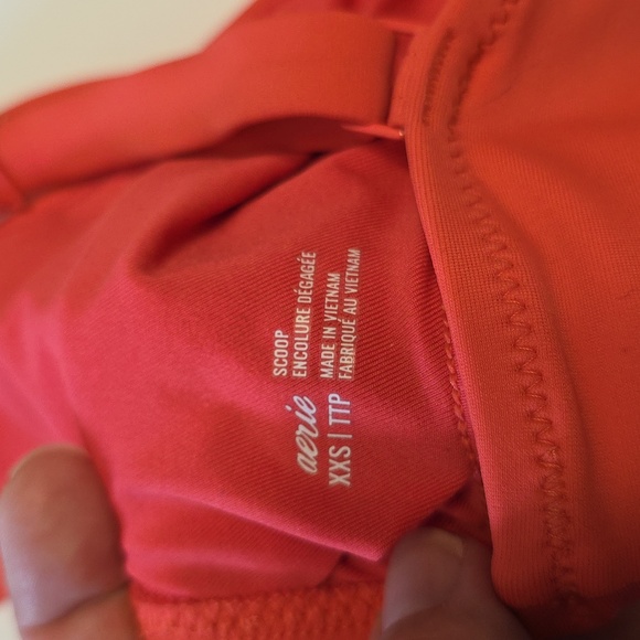 NWT Aerie Scoop Bikini Top Size XXS & Hi Cut Cheeky Bikini Bottom Size XS - Picture 5 of 15